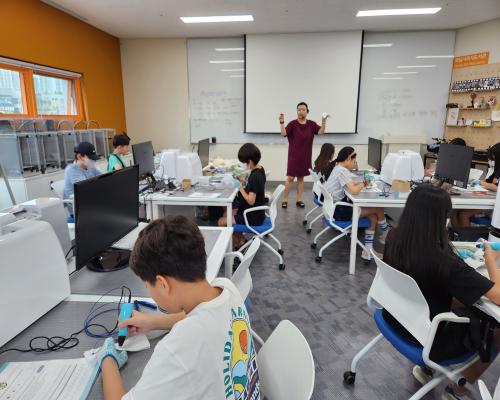 3D펜으로 만드는 스마트시티 이미지